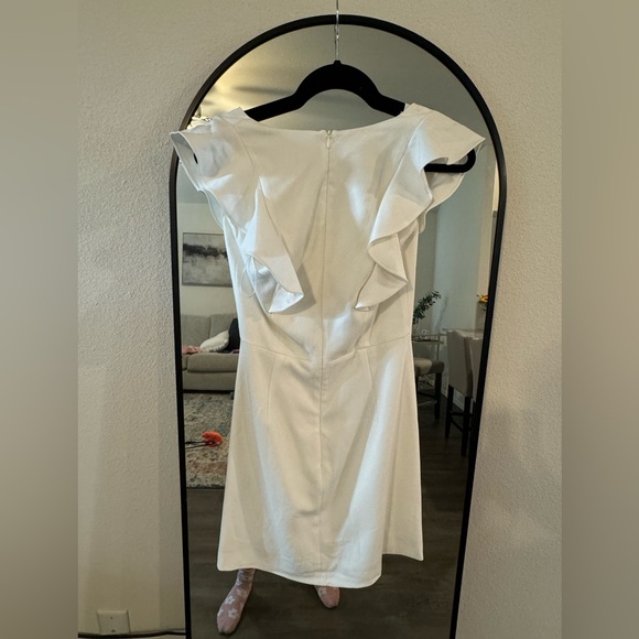 French Connection Whisper Ruffle Minidress - Picture 5 of 5